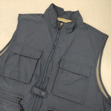 Columbia VIDORA VEST ヴィドラベスト XL PM1802 ナイロン ベスト ブルー メンズ コロンビア【中古】6-0815M∞