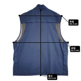 Columbia VIDORA VEST ヴィドラベスト XL PM1802 ナイロン ベスト ブルー メンズ コロンビア【中古】6-0815M∞