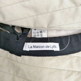 La Maison de Lyllis バケットハット 57cm 帽子 ハット ベージュ レディース メゾンドリリス【中古】6-0521G◎