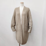 BEAMS HEART 43-15-0108-213 アウトリンキング ロングカーディガン カーディガン ベージュ レディース ビームスハート【中古】6-1005T◎
