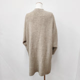 BEAMS HEART 43-15-0108-213 アウトリンキング ロングカーディガン カーディガン ベージュ レディース ビームスハート【中古】6-1005T◎