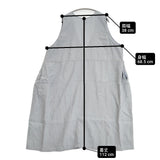nest Robe ブラックリネンバックVネックノースリーブワンピース 2wayドレス ワンピース ライトブルー レディース ネストローブ【中古】6-0619M♪
