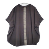 AS KNOW AS TheBestTシャツ ワイド サイズ1 Ｔシャツ カットソー チャコールグレー ホワイト レディース アズノウアズ【中古】6-0609S△