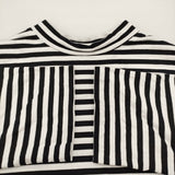 JOURNAL STANDARD LUXE クラシックテンジク モックプルオーバー 定価11000円 Ｔシャツ カットソー 26SS ブラック ホワイト レディース ジャーナルスタンダード ラックス【中古】6-0519S♪
