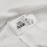 gungendo なめらかシアー天竺 プルオーバー青文字（あおもじ）定価14300円 長袖Ｔシャツ カットソー ロンＴ 26SS ホワイト しろ レディース 群言堂【中古】6-0519M♪