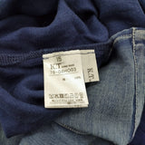 K.T KIYOKO TAKASE TALL 2.2オンス デニムブラウス ヴィンテージ加工 定価29700円 ブラウス シャツ ブルー レディース キヨコタカセ【中古】6-0519M♪
