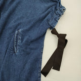 Y's 6OZ DENIM CHEMICAL WASH DRESS サイズ1 定価107800円 YK-D15-007 デニム ワンピース 26SS ブルー レディース ワイズ/Yohji【中古】6-0519M♪