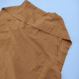 tricot COMME des GARCONS 90年代 TB-020190 ノースリーブ ブラウス シャツ AD1991 ブラウン レディース トリココムデギャルソン【中古】6-0519S♪