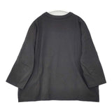 tumugu オーガニック空紡天竺 TC24112a 日本製 七分袖 Ｔシャツ カットソー ブラック レディース ツムグ【中古】6-0907M∞