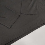 tumugu オーガニック空紡天竺 TC24112a 日本製 七分袖 Ｔシャツ カットソー ブラック レディース ツムグ【中古】6-0907M∞