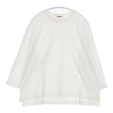 tumugu オーガニック空紡天竺 TC24112a コットン 日本製 七分袖 Ｔシャツ カットソー オフホワイト レディース ツムグ【中古】6-0907M∞