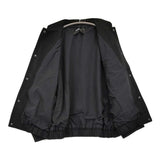 veritecoeur ウールフラノブルゾン VC-2791 定価46200円 スタンドカラージャケット ブルゾン 25AW ブラック レディース ヴェリテクール【中古】6-1009T♪