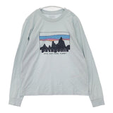 patagonia 62274 キッズロングスリーブグラフィックTシャツ XXL 長袖Ｔシャツ カットソー ロンＴ 25FA ブルー系 レディース パタゴニア【中古】6-0907M∞