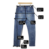 oblekt コンフィーデニムパンツ サイズL スウェットイージー デニムパンツ ブルー メンズ オブレクト【中古】6-0816G∞