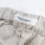 Hands of creation ツイルリネン起毛ゆるオーバルパンツ 1510302 パンツ ベージュ レディース ハンズオブクリエイション【中古】6-0706G◎