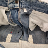 BLUE BLUE デニムショーツ サイズ3 カットオフ ショートパンツ ハーフパンツ ショーツ ライトブルー メンズ ブルーブルー【中古】6-0630S♪