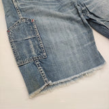 BLUE BLUE デニムショーツ サイズ3 カットオフ ショートパンツ ハーフパンツ ショーツ ライトブルー メンズ ブルーブルー【中古】6-0630S♪