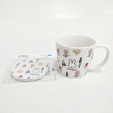 miffy 未使用 miffy bloomマグカップ コースターセット マグカップ シロ レディース ミッフィー【中古】6-0521G◎