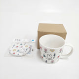 miffy 未使用 miffy bloomマグカップ コースターセット マグカップ シロ レディース ミッフィー【中古】6-0521G◎