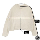 Pal'las Palace コットン KP024419D ローゲージ セーター ニット オフホワイト レディース パラスパレス【中古】6-0907M∞