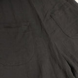 SARAHWEAR リヨセルリネン オーバーオール 日本製 サロペットパンツ サロペット ブラック レディース サラウェア【中古】6-0913M∞