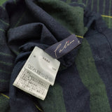 Pal'las Palace チェック コットンガーゼ シャツワンピ FOP25026A 日本製 サイズ2 ワンピース グリーン ネイビー レディース パラスパレス【中古】6-0519M♪