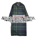 Pal'las Palace チェック コットンガーゼ シャツワンピ FOP25026A 日本製 サイズ2 ワンピース グリーン ネイビー レディース パラスパレス【中古】6-0519M♪