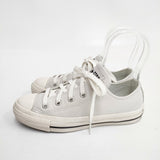 MHL./CONVERSE U.S. ORIGINATOR オールスター レザー 23cm 定価23100円 スニーカー オフホワイト レディース エムエイチエル/コンバース【中古】6-0702G◎