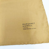 MARGARET HOWELL シルク イタリア製 578-9278007 スカーフ チャ レディース マーガレットハウエル【中古】6-0521G◎