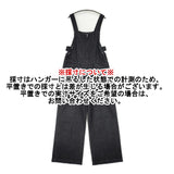 JEANASiS デニム オーバーオール JS050743AA オーバーオール クロ レディース ジーナシス【中古】6-0706G◎