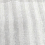 MARGARET HOWELL リネン チェック 589-8188002 ストール シロ Ｌグレー レディース マーガレットハウエル【中古】6-0528M◎