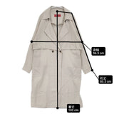 LA MARINE FRANCAISE リネンレーヨン トレンチコート ベージュ レディース マリンフランセーズ【中古】6-0913M∞