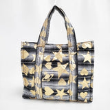 Vivienne Westwood ELITE オーブ ナイロン プリント トートバッグ ブラック ホワイト レディース ヴィヴィアンウエストウッド【中古】6-0913G∞