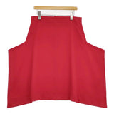 COMME des GARCONS 二次元期 変形スカート ポリエステル サイズS GJ-S019 スカート AD2012 レッド レディース コムデギャルソン【中古】6-0619G♪