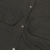 YARRA やわらかコットンニットカーディガン 定価9350円 12643127 カーディガン ブラック レディース ヤラ【中古】6-0830M∞