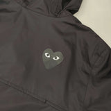 PLAY COMME des GARCONS K-WAY FULL ZIP BLACK 定価29700円 サイズS ナイロンジャケット ブラック レディース プレイコムデギャルソン【中古】6-0619M♪