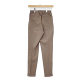 URBAN RESEARCH DOORS ストレッチテーパードイージーパンツ サイズ34 パンツ ブラウン レディース アーバンリサーチドアーズ【中古】6-0913G∞