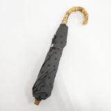 Traditional Weatherwear バンブー ドット柄 折り畳み 傘 グレー コン レディース トラディショナルウェザーウェア【中古】6-0521G◎