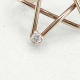 ete 星モチーフ 片耳 イヤーカフ イヤリング ゴールド レディース エテ【中古】6-0628G∞
