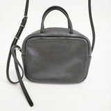 Aeta/TOMORROWLAND 別注BOSTON S-strap ハンドバッグ 定価44000円 ショルダーバッグ ブラック レディース アエタ/トゥモローランド【中古】6-0526G♪