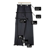 SHIPS 〈手洗い可能〉ストライプ ツイル ストレート パンツ 313-12-2201 サイズ38 パンツ クロ シロ レディース シップス【中古】6-0706G◎