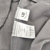 twelve closet LEEコラボ 【洗える】セミワイドタックパンツ 23AW-LEE-055 サイズ36 パンツ グレー レディース トゥエルブクローゼット【中古】6-0706G◎