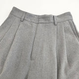 twelve closet LEEコラボ 【洗える】セミワイドタックパンツ 23AW-LEE-055 サイズ36 パンツ グレー レディース トゥエルブクローゼット【中古】6-0706G◎