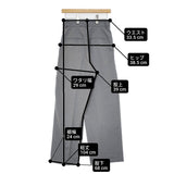 twelve closet LEEコラボ 【洗える】セミワイドタックパンツ 23AW-LEE-055 サイズ36 パンツ グレー レディース トゥエルブクローゼット【中古】6-0706G◎