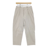MARGARET HOWELL WASHED COTTON TWILL 578-4143003 サイズ2 パンツ ベージュ レディース マーガレットハウエル【中古】6-0706G◎