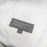 MARGARET HOWELL WASHED COTTON TWILL 578-4143003 サイズ2 パンツ ベージュ レディース マーガレットハウエル【中古】6-0706G◎