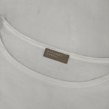 MARGARET HOWELL COTTON CREW NECK JERSEY 578-0169600 長袖Ｔシャツ カットソー ロンＴ ホワイト レディース マーガレットハウエル【中古】6-0926M∞