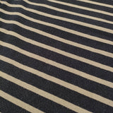 MHL. STRIPED DRY COTTON JERSEY ボーダー 定価14300円 サイズ2 半袖Ｔシャツ カットソー 23SS ブラック ベージュ レディース エムエイチエル【中古】6-0607S♪