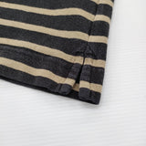 MHL. STRIPED DRY COTTON JERSEY ボーダー 定価14300円 サイズ2 半袖Ｔシャツ カットソー 23SS ブラック ベージュ レディース エムエイチエル【中古】6-0607S♪