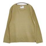 MHL. 596-3266504 DRY COTTON JERSEY 長袖Ｔシャツ カットソー ロンＴ 23AW ベージュ メンズ エムエイチエル【中古】6-0816M∞